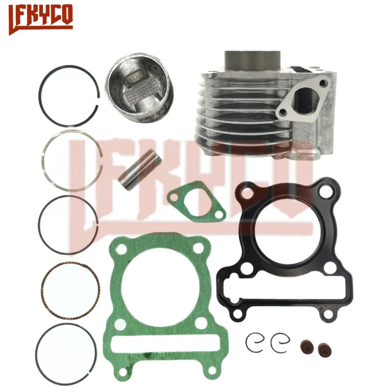 Motorcycle Accessories 50mm Engine Parts Cylinder Piston Kit 110CC Motor for Yamaha BWS 110 BWS110 MIO115 AL115c Block Motoblock