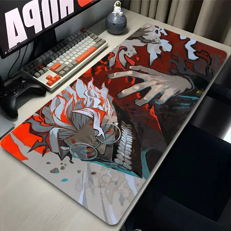 Mauspad D-Dandadan, rutschfeste Schreibtischunterlage, großes Gaming-Zubehör, Mauspad für Gamer, HD-Druck, Mausepad, Gummi-Tastaturunterlage, Teppich