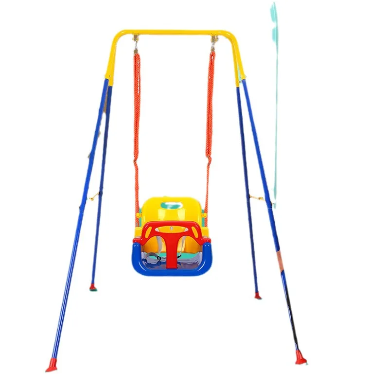 Wholesale indoor/outdoor swing three-in-one seat, swing for home and school, baby fitness game rack