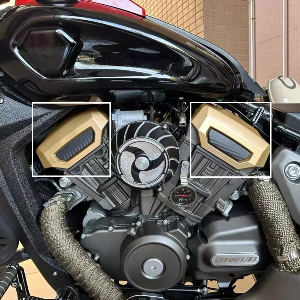 For Benda Darkflag 500 special modification accessory engine decorative cover anti-scald cover engine heat insulation cover