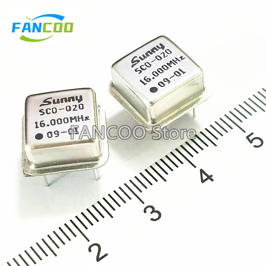 5PCS 16M 16MHZ 16.000M 16.000MHZ Half size 3.3v 5v CRYSTAL CLOCK OSCILLATOR OSC DIP-4 16.000