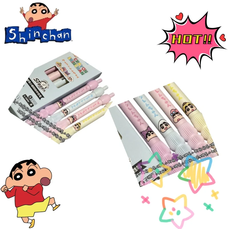 Crayon Crayon Shin chan Flip Pen Ins Style High Beauty Press on Black Speed Drying Test Pen ST Head - Aliexpress Deal