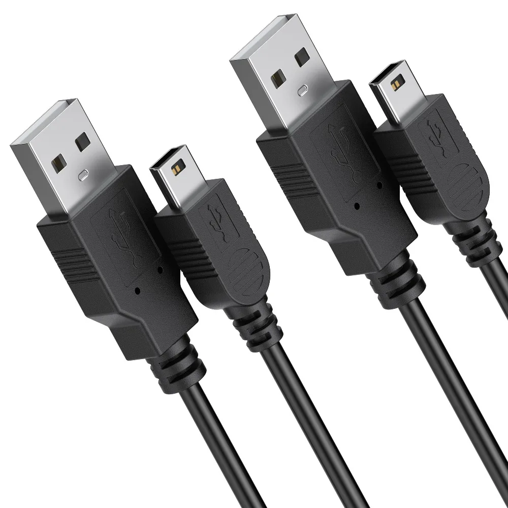 Mini USB to USB Adapter Fast Data Charger Cable Mini USB For Camera Gopro MP3 MP4 Recorder GPS Units USB A For PC TV Car Laptop