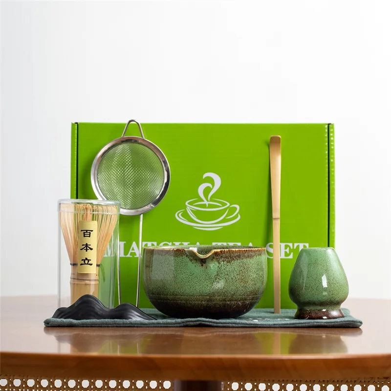 

7PCS Matcha Whisk Set Matcha Kit Set Includes Bowl For Tea Lover
