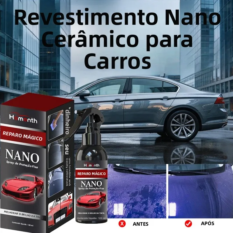 Kit de Revestimento Cerâmico Nano de Grafeno para Carros - Beleza Automotiva Profissional Universal, Proteção de Pintura Automotiva de Alto Brilho, Brilho Duradouro
