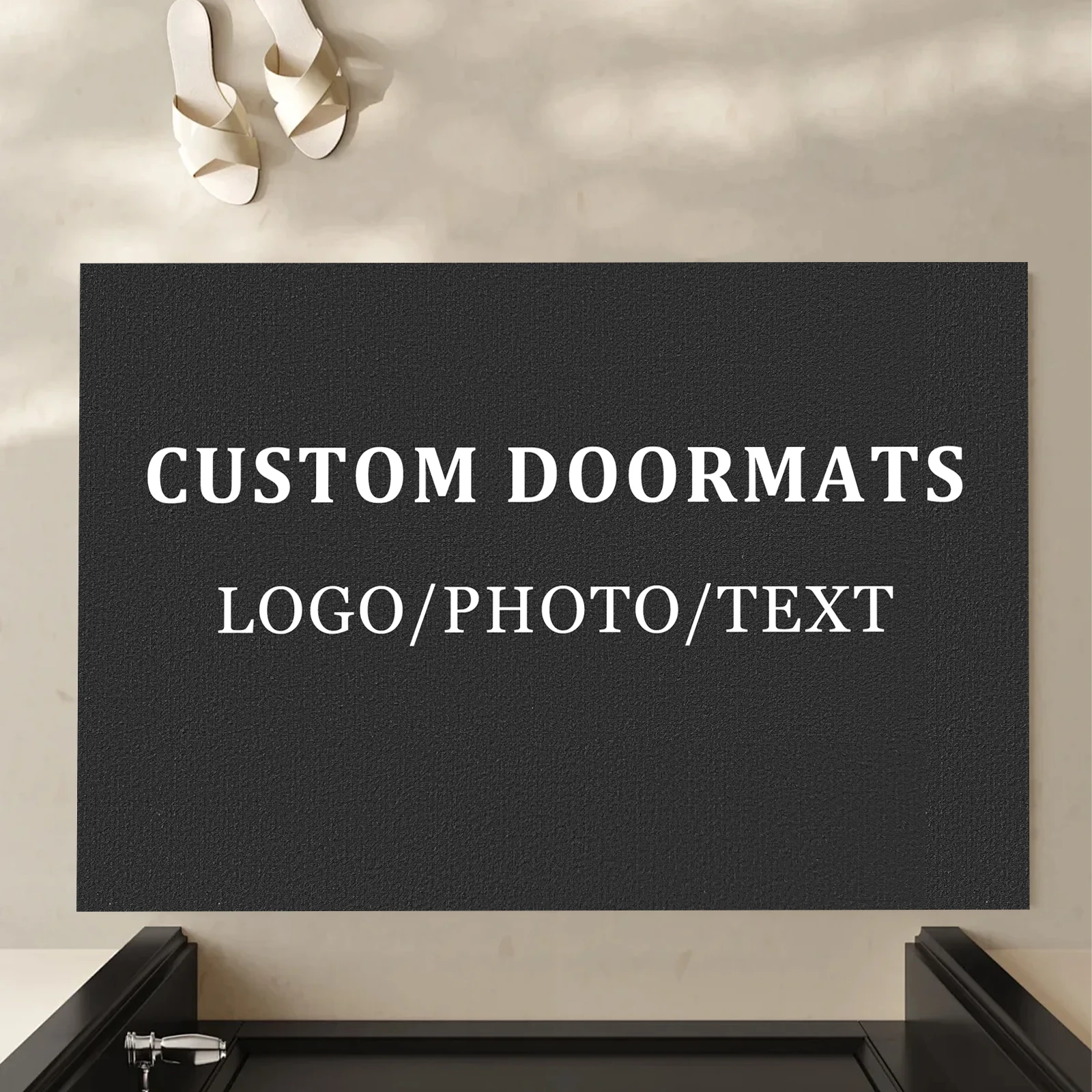 

Personalized Doormat Non-slip Welcome Mat Custom Office Floor Mats Customization Carpet Logo/Photo Quick-Dry Absorbent Bath Mats
