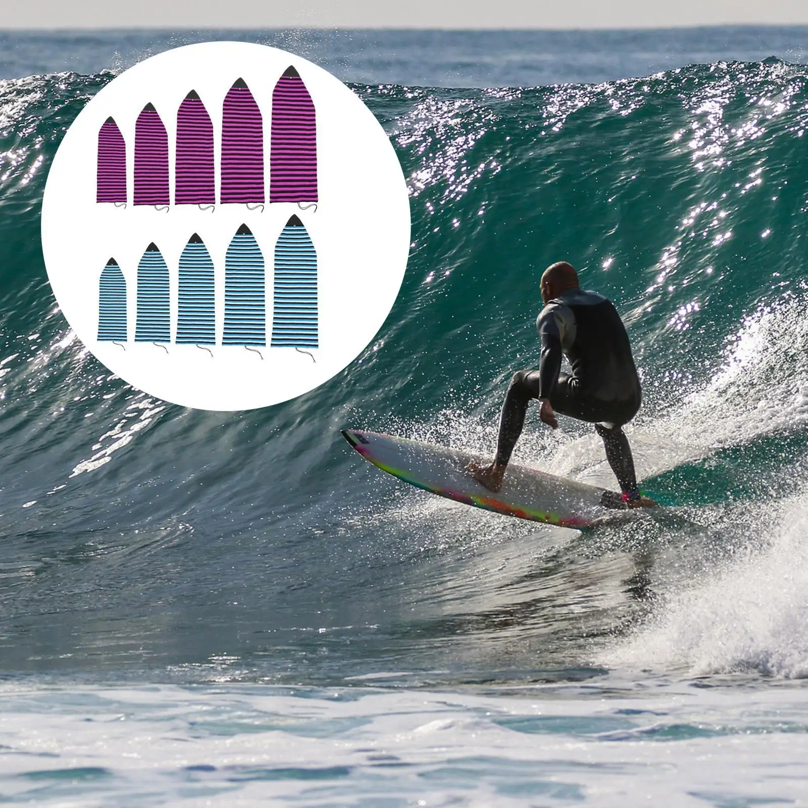 

Surf Board Cover Surfboard Bag Longboard Surfing Stretch Protective Bag