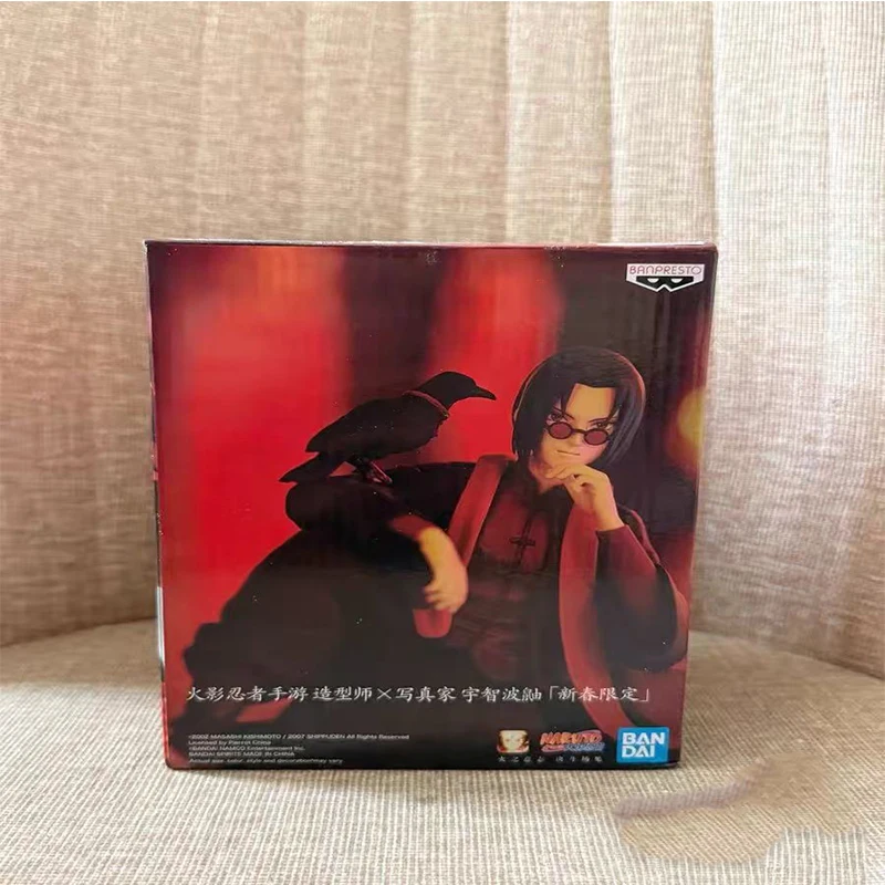100 % Original auf Lager Bandai Naruto Shippuden Stylist Fotograf Uchiha Itachi Charakter Sammlerstück Modell Statue Spielzeug Geschenk