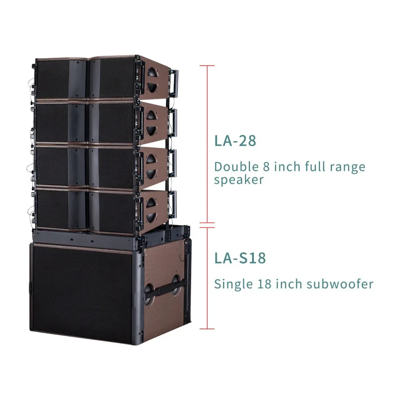 pa Sound System Speakers Set Professional 8 18 Inch Outdoor Concert Stage Passive Line Array Speaker