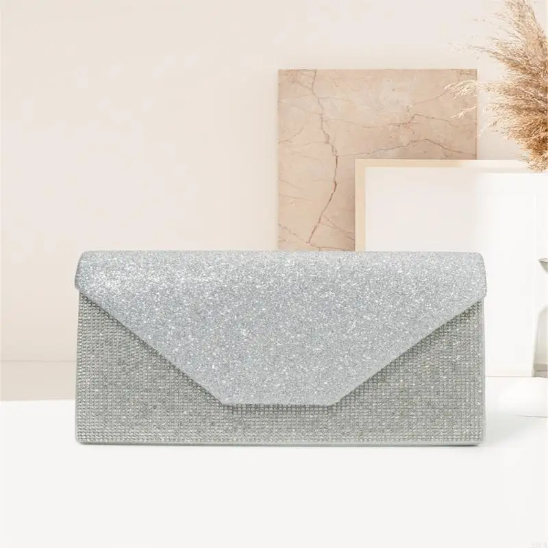 

Fashionable Rhinestones Embellished Evening Purse Enhances for Gatherings 20CA