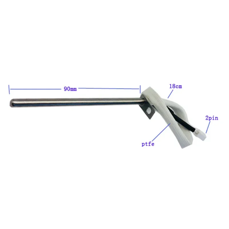 30PCS Oven Platinum Resistance Temperature Sensor PT100 1000 RTD With Food Grade Flange House