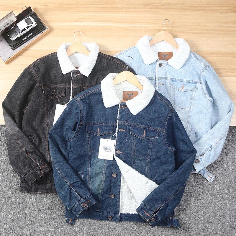 

Thiened, вельветовое пальто в американском стиле ретро с мехом ягненка, теплое пальто для мужчин и женщин, осенне-зимнее пальто, винтажное длинное све, Busin, повседневное