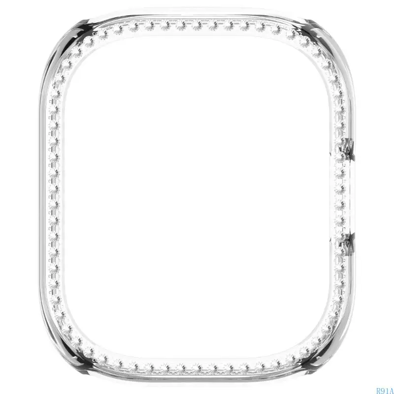 R91A 세련된 충격 방지 커버 시계를위한 지능형 시계 보호기 프레임 5 활성/5 라이트 스마트 워치 중공 디자인