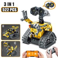 City 3 IN 1 Technical RC Robot Racing Car Dinosaur Building Blocks APP Remote Control Programming Bricks Toys for Children Gifts