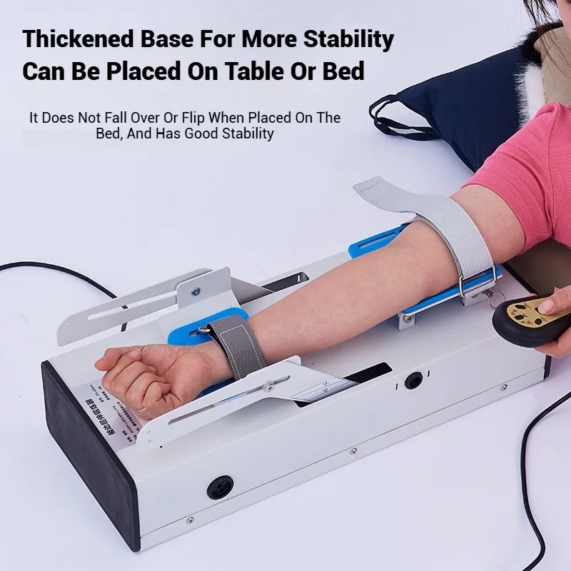 Elbow Joint Rehab Trainer for Kids & Adults Arm Fracture, Hemiplegia, Stroke - Flex Extend Stretch Device