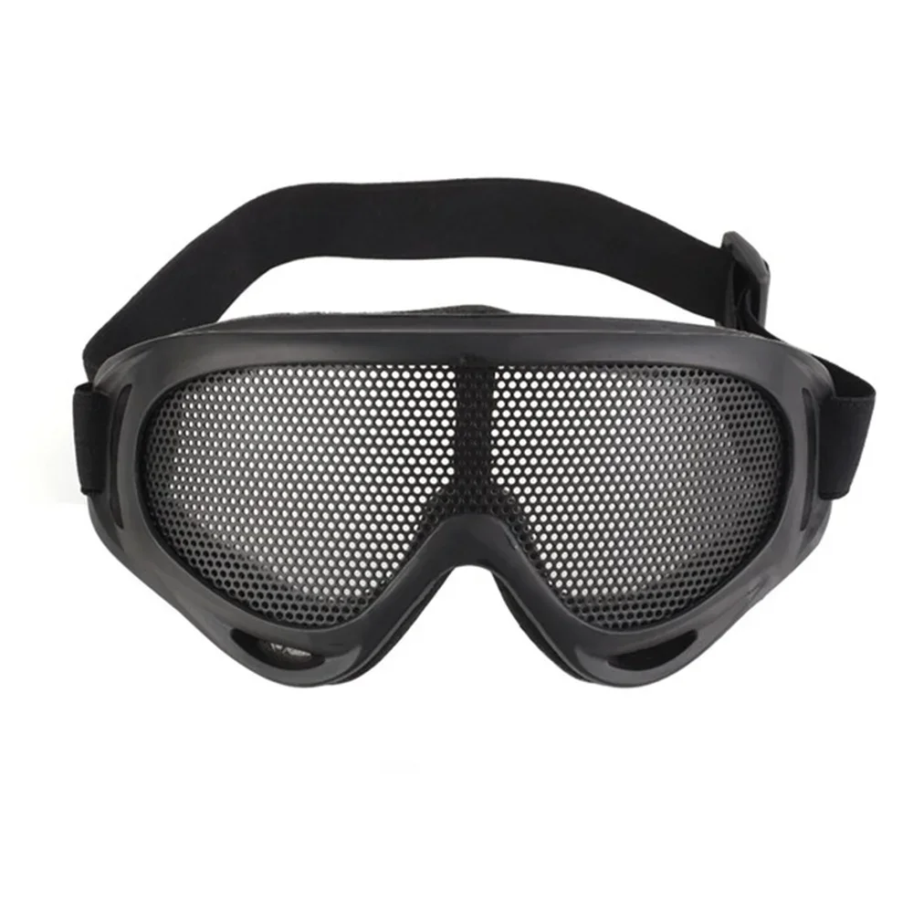Tactical Hunting Airsoft Shooting Shockproof Goggles Outdoor Sports Metal Mesh Goggles