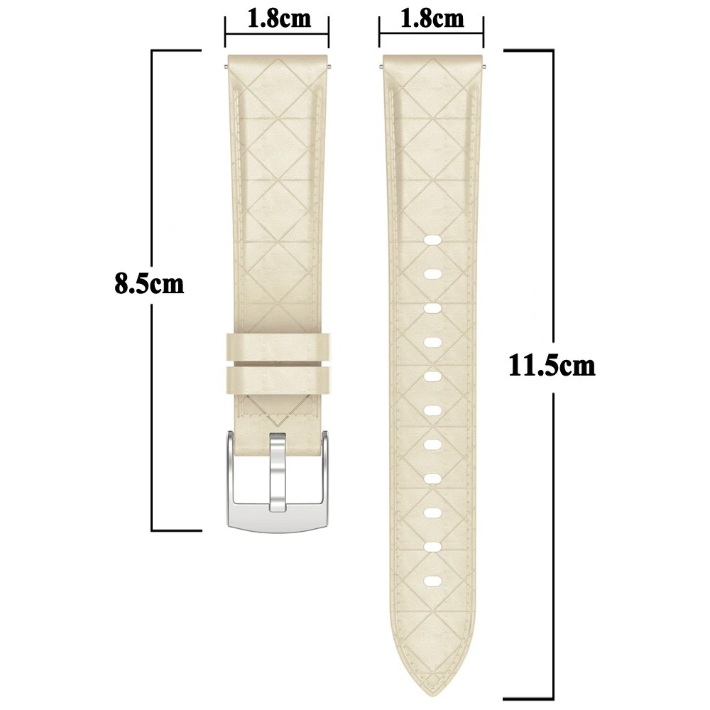 18mm Replacement Watchband For Garmin Forerunner 265S 255S /Venu 3S 2S Watch Strap Vivoactive 4S/Vivomove 3S Smartwatch Bracelet