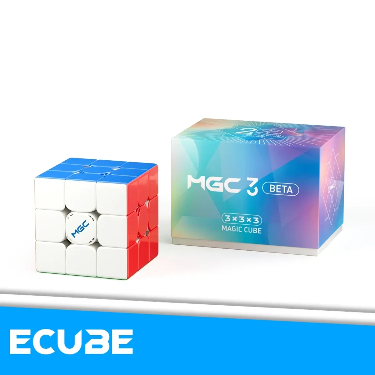 [ECube] YJ MGC Beta 3x3 Magnetic Ball Core Cubing Strickerless Speed Magic Puzzle Speed Cube Regular Intelligence Toys for Child