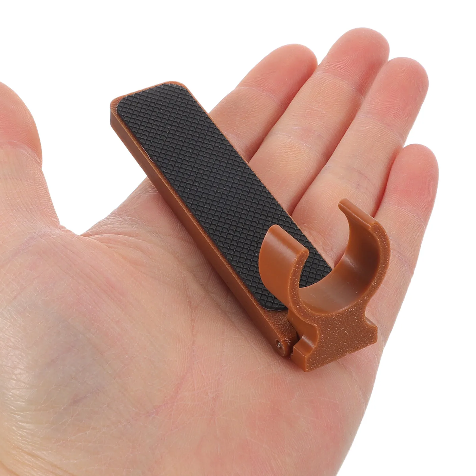 Foldable Cane Holder Portable Non-Slip Walking Stick Clip for Tabletop Wheelchair Rollator Crutches Support Bracket Anti-Fall