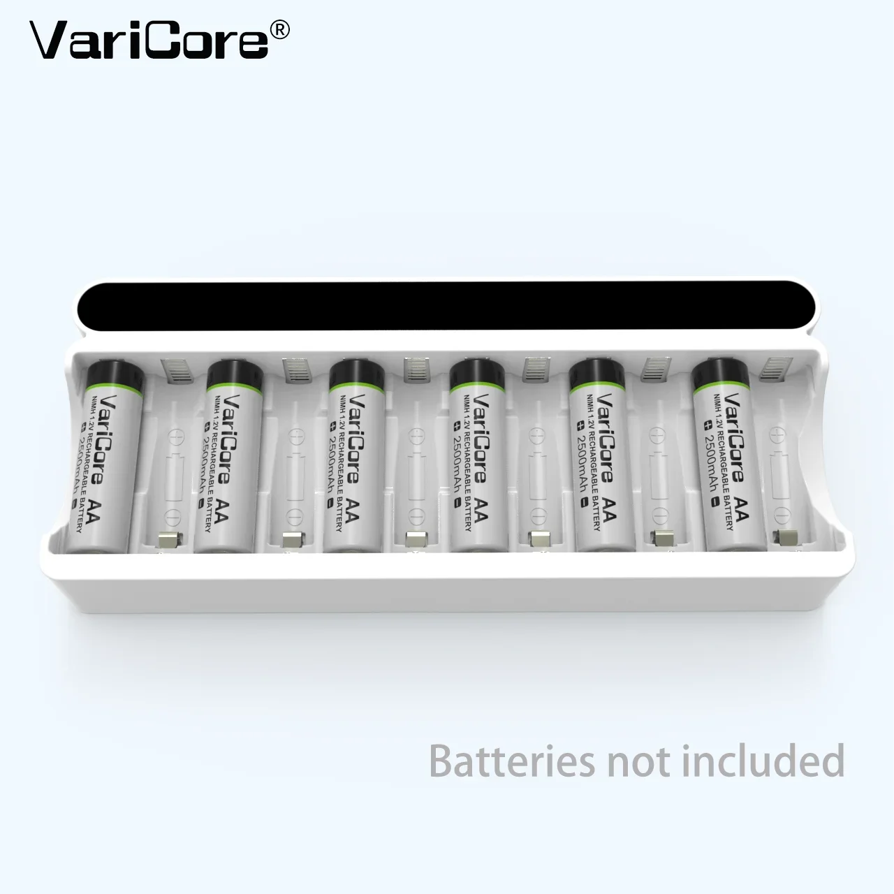 VariCore 1.2v 12 スロット充電式バッテリー充電器ニッケル水素 AA AAA ニッケル水素電池新オリジナル
