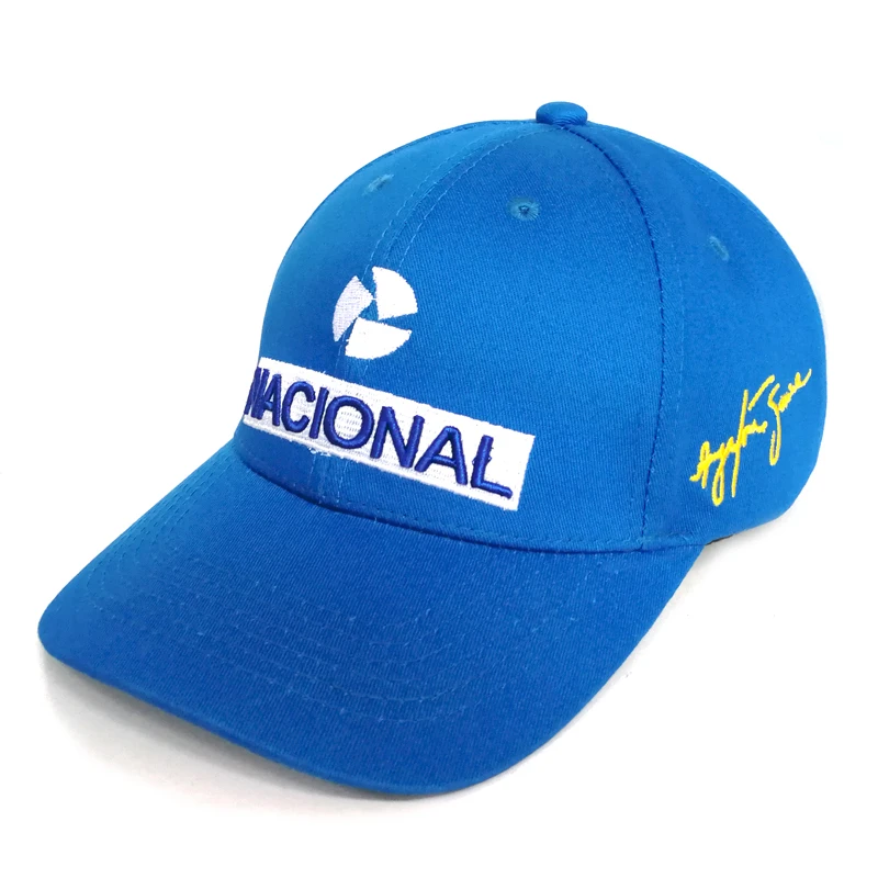 Ayrton Senna-gorra de béisbol para hombre, gorro ajustable de algodón, bordado fresco, a la moda