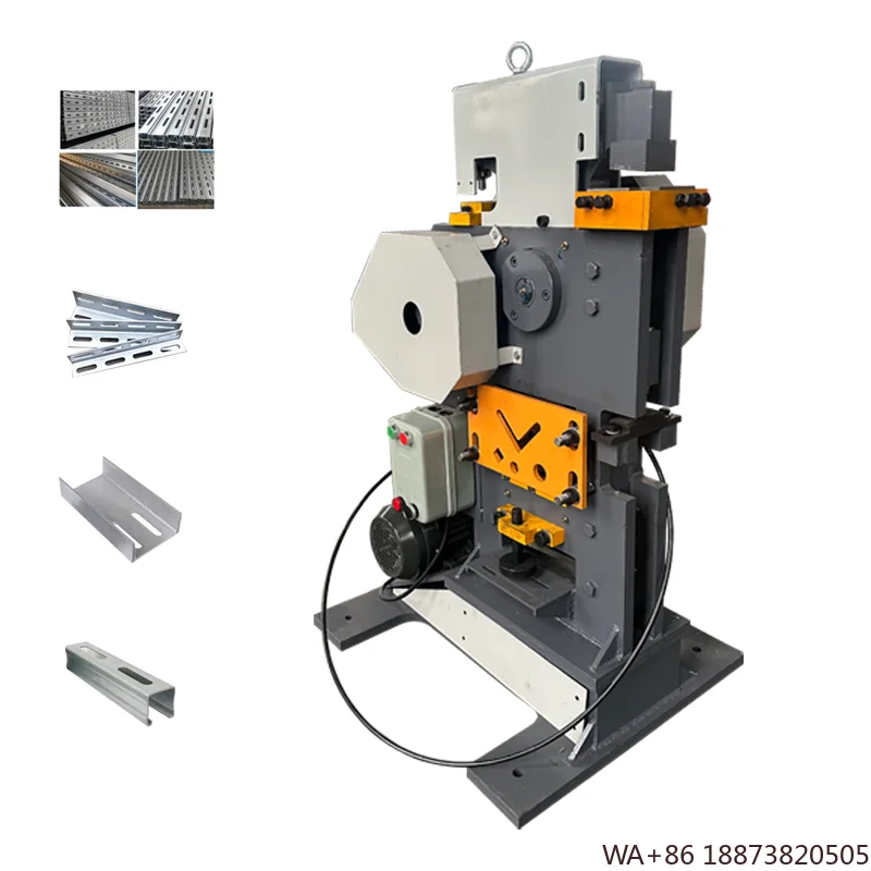 Machine QA32-10A Customizable Integrated Cutting Ironworker   Multifunctional Pneumatic Punching for Metal