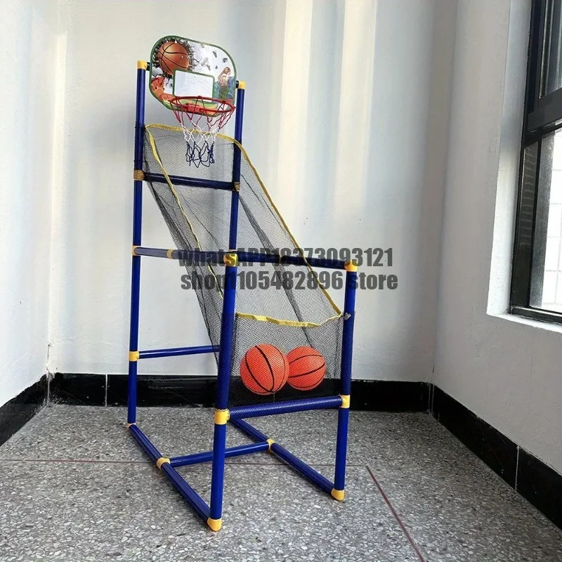 Enjoyable Arcade Basketball Game Set - Indoor/Outdoor Dual Play, Easy Setup with Pump & Balls, Ideal Holiday & Birthday Gift