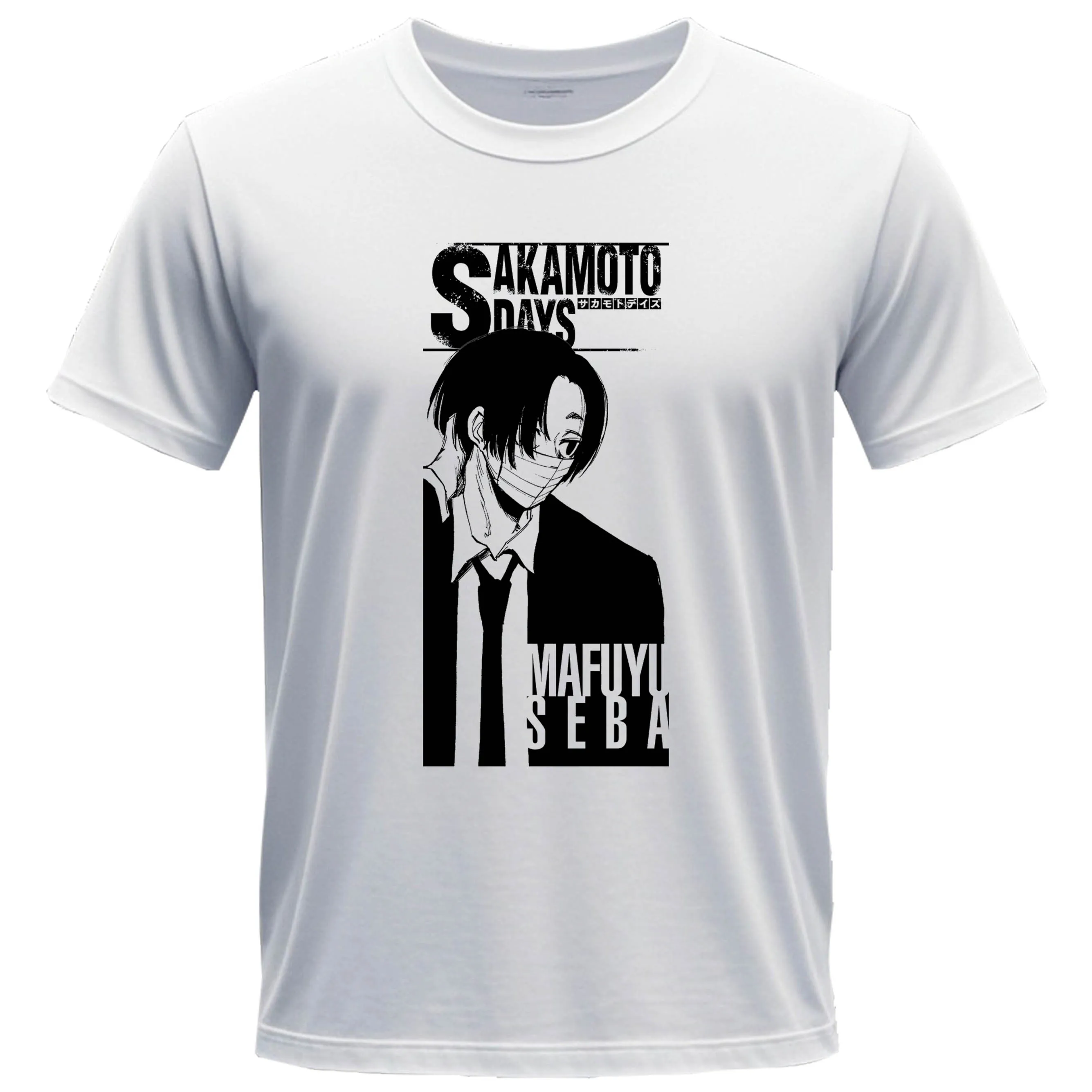 Anime Sakamoto Days T Shirt  Mafuyuseba Graphic Men's and Women's 100% Cotton Crewneck Short-sleeved Casual Breathable T-shirt