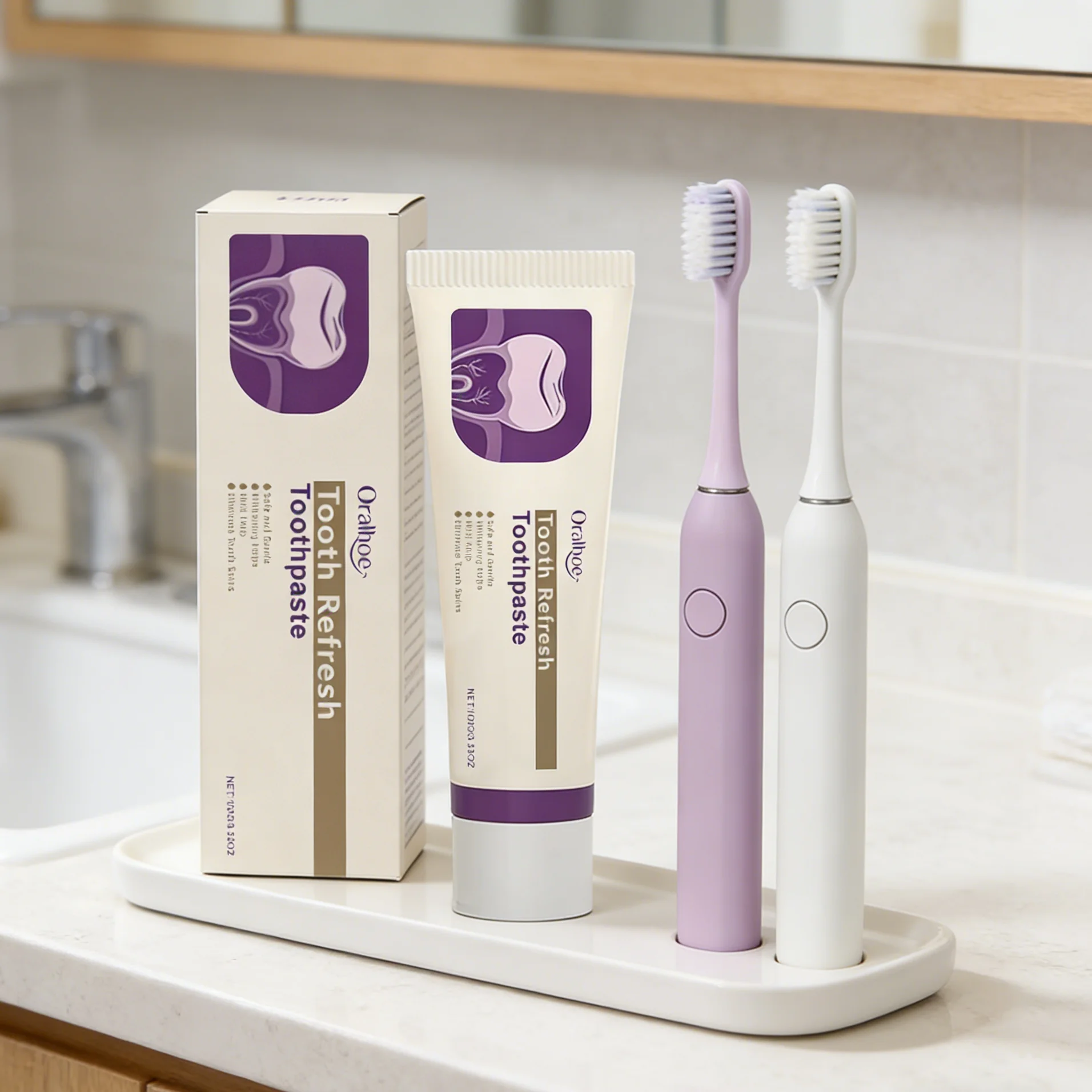 

Hydroxyapatite Toothpaste Deep Cleaning Stain Removal Dentifrice Freshing Breath Whitening Brightening Tooth Refresh Toothpaste