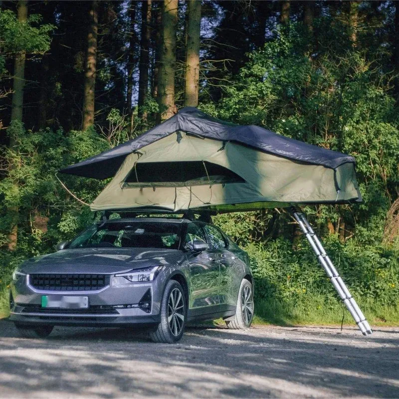

High Quality Car Rooftent Camping Aluminum Soft Shell Roof Top Tent naturehike