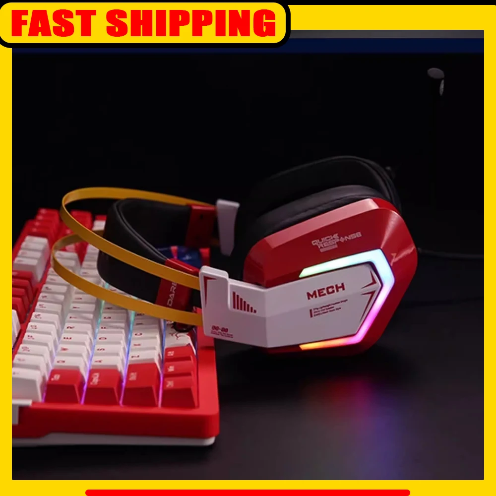 

Наушники Dareu EH732 с эффектом объемного звука 7.1, адаптацией к форме головы, 50-мм динамиками, RGB-подсветкой, шумоподавлением и микрофоном для ПК