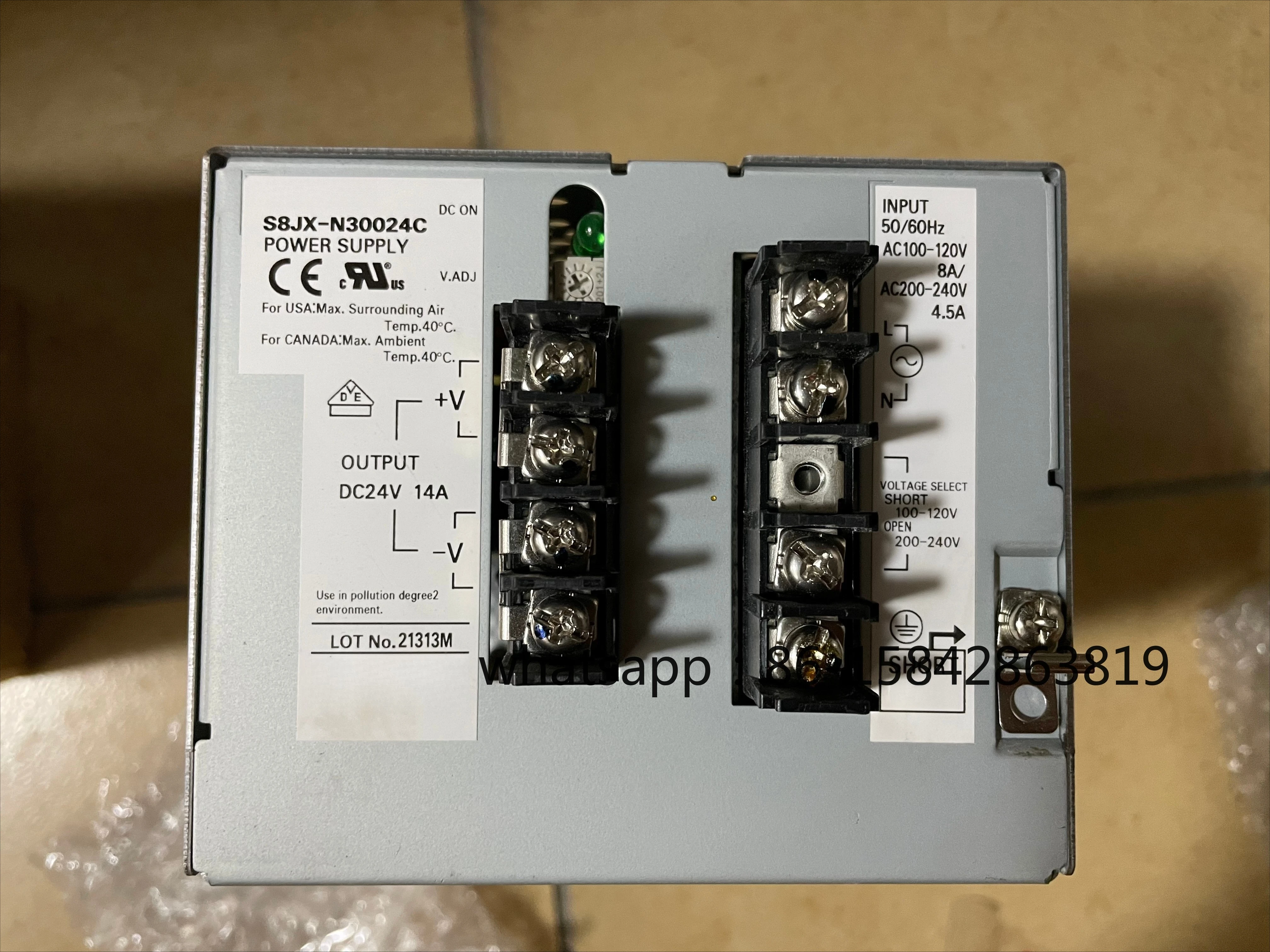 Printing Machine G40 Original Switching Power Supply Disassembly Parts, Power Supply S8JX-N30024C
