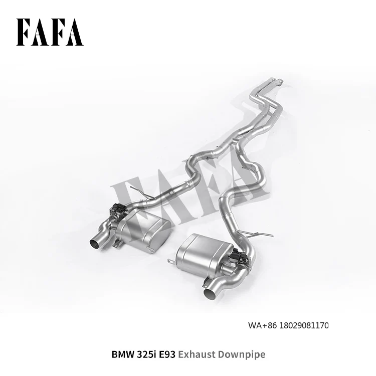 For   335i/325i  E93 High-performance Stainless Steel Catback Exhaust Duct