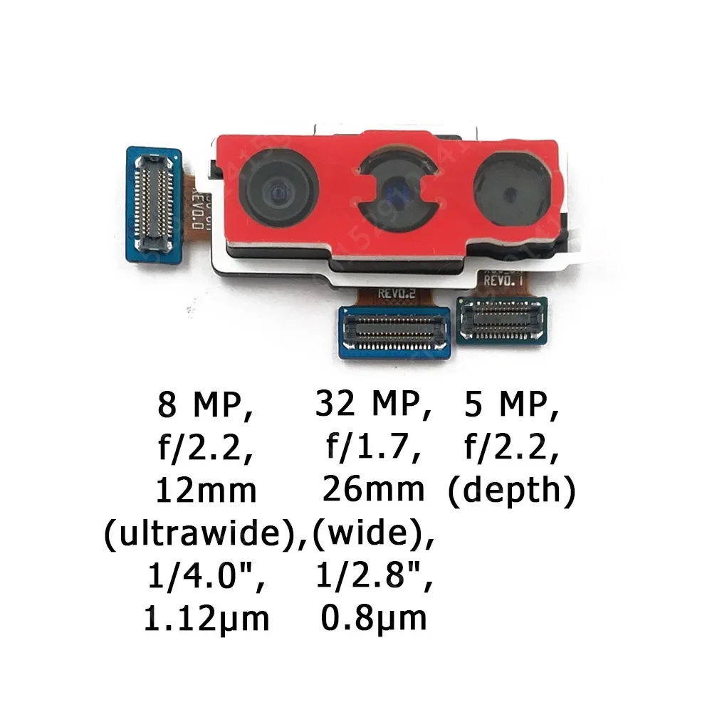 Front Rear Back Camera For Samsung Galaxy A70 A705 Main Facing Frontal Camera Module Flex Cable Replacement Spare Parts