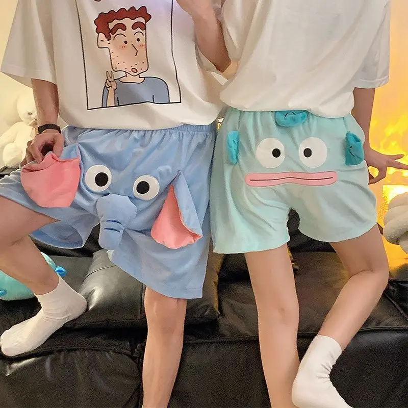 حجم كبير لطيف مضحك الفيل جذع زوج بيجامة السراويل للجنسين السراويل الرجال سراويل تقليدية المرأة المتسكعون الكرتون السراويل فضفاضة