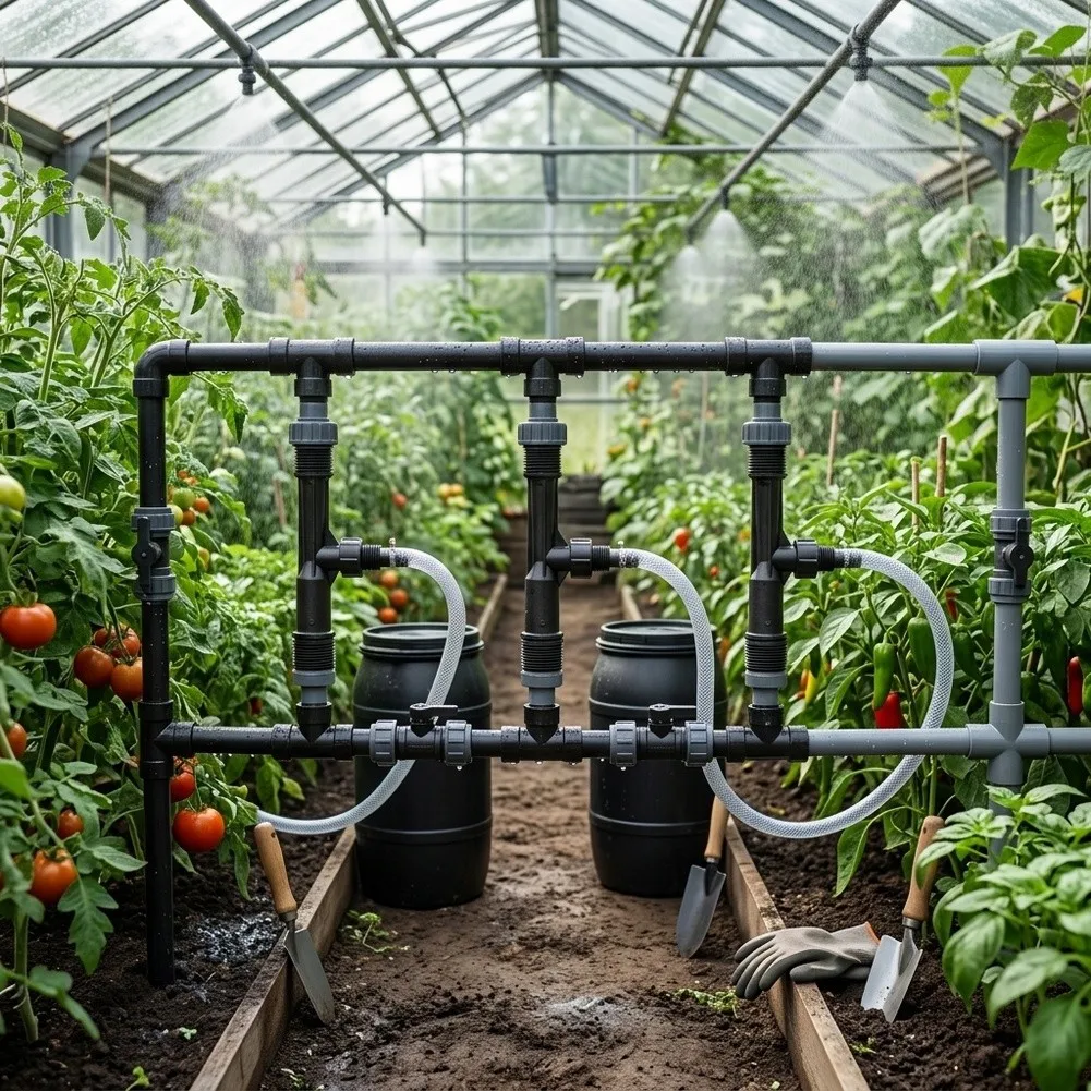 1 Inch Venturi Fertilizer Injector for Garden Irrigation Systems with Inlet Outlet Connection for Drip and Sprinkler Use