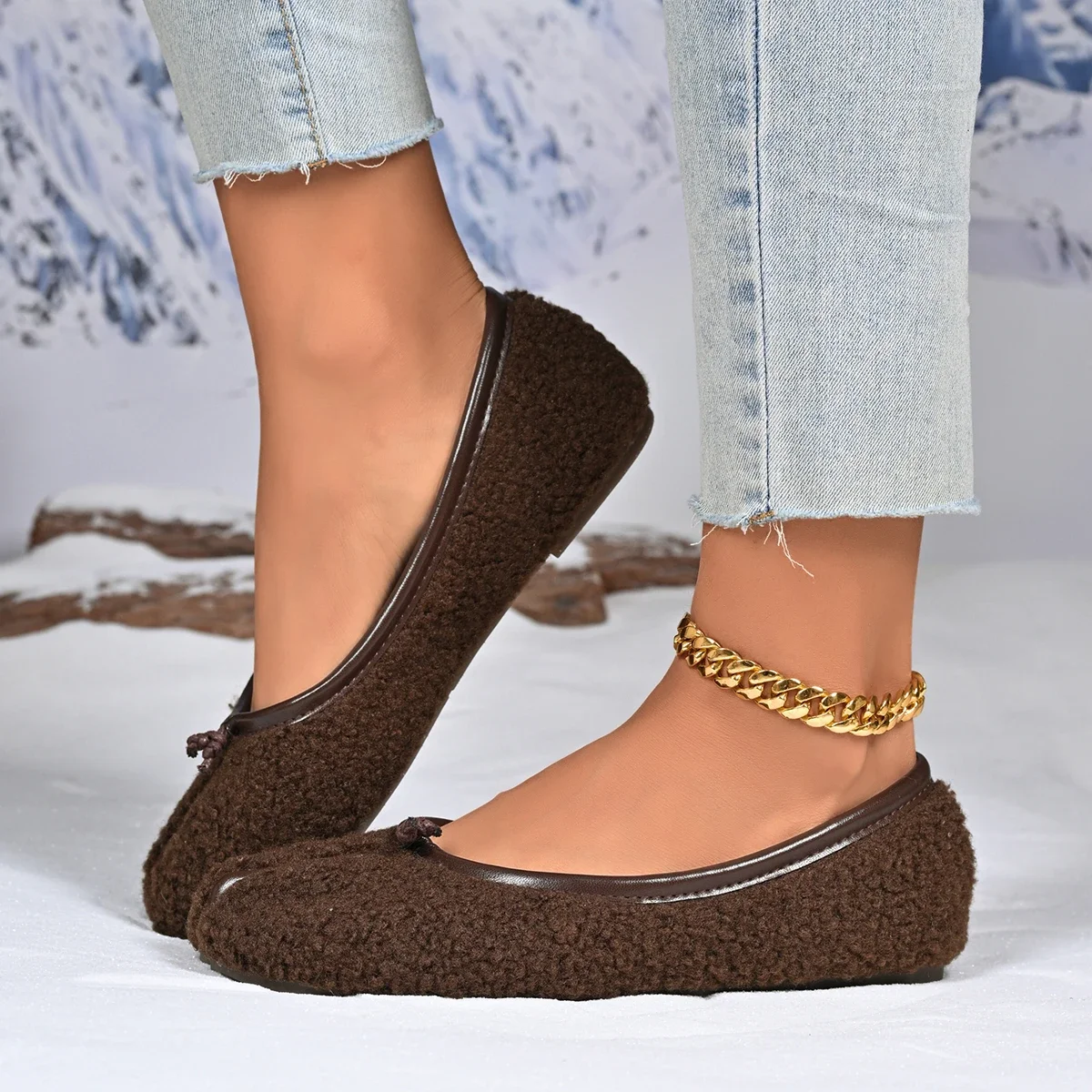 المرأة حذاء مسطح غير رسمي في الهواء الطلق إسفين إسفين الكعوب أحذية رياضية النساء الرجعية العميق الفم منصة مكتب المتسكعون النساء Zapatos De Mujer #5