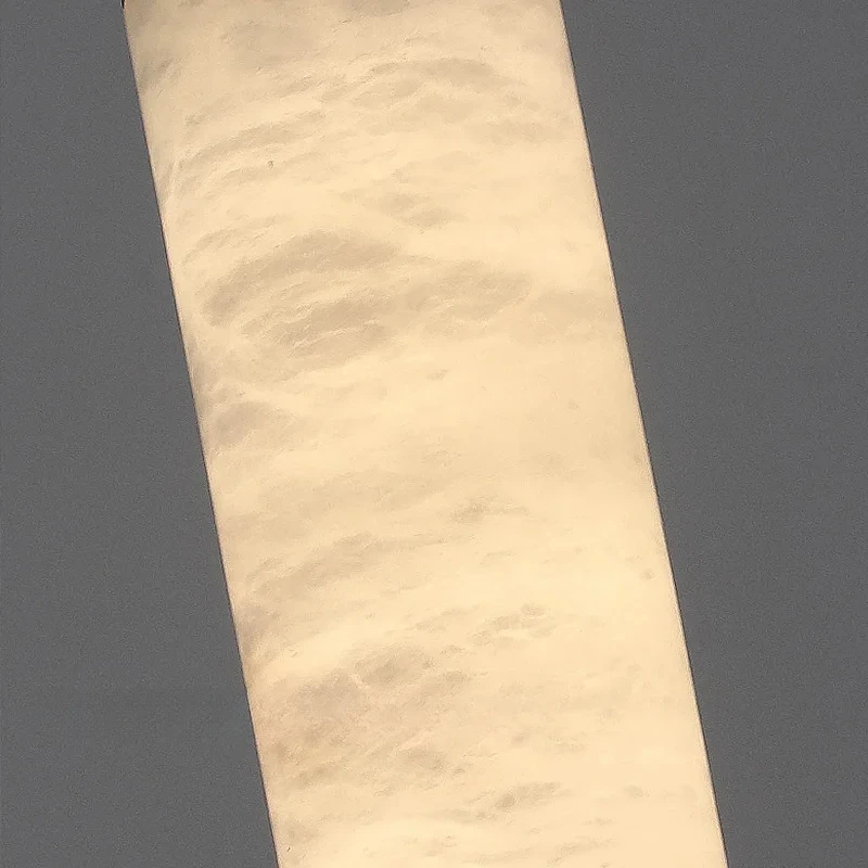 Luxury Copper Spanish Marble Small LED Chandelier High-end Modern Simple Bedroom Bedside Pendant Light Bar Counter Hanging Lamp