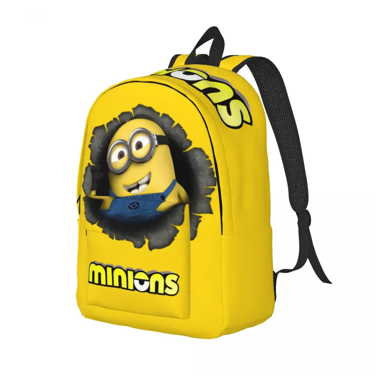 Top Komische Film Handtas Minions Unisex Draagbare Kantoorwerk School Verjaardagscadeau Retro Wasbare Rugzak