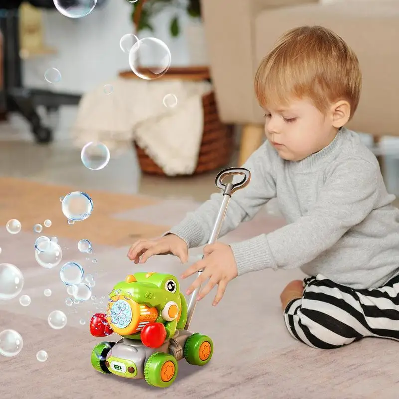 Cortacésped burbujas dinosaurio juguete a prueba de fugas impermeable juego portátil para niño de 3 años jardín patio trasero diversión en la playa