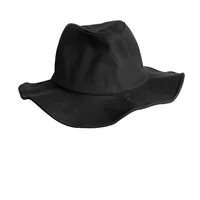 UMI MAO Large Head Circumference Black Fisherman Hat Yamamoto Thin Wide Brim Hat Breathable Sun Protection Wide Brim Bucket Hat - Image 6