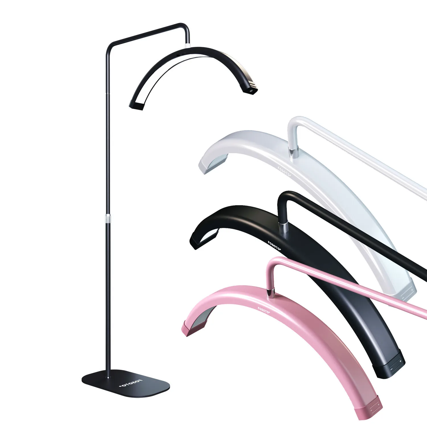 FOSOTO Overseas Warehouse LED Video Cosmetisch Licht Halve maanlamp Lash light Nail Desktop Light voor Beauty ShopTattoo Make-up - afbeelding 2