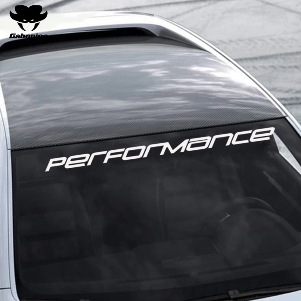 New Car Windscreen Windshield Rearview Sticker Reflective Decals For VW Volkswagen Performance GTI R Car styling Accessories