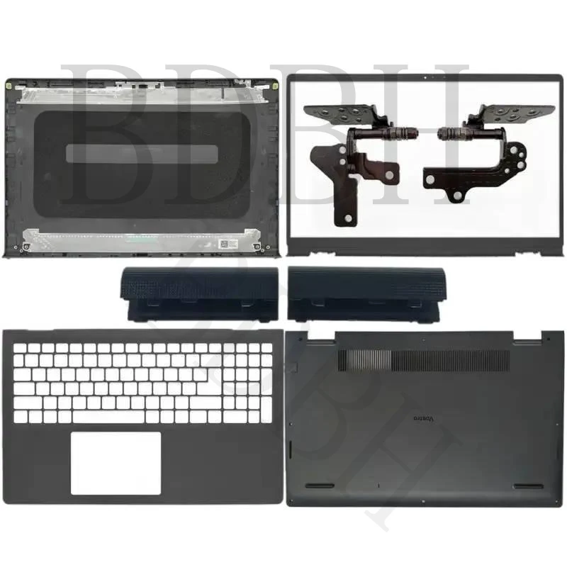 For Dell Vostro 15 3510 3511 3520 LCD Back Cover Top Bezel Palmrest Bottom Cover Hinge ABCD Shell 0DWRHJ Replacement Parts