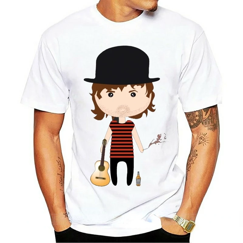 

Joaquin Sabina Shirts Men Women Summer Short-sleev Fashion Cartoon Graphic T-shirt Hip-hop Music Streetwear Tops Ropa Hombre