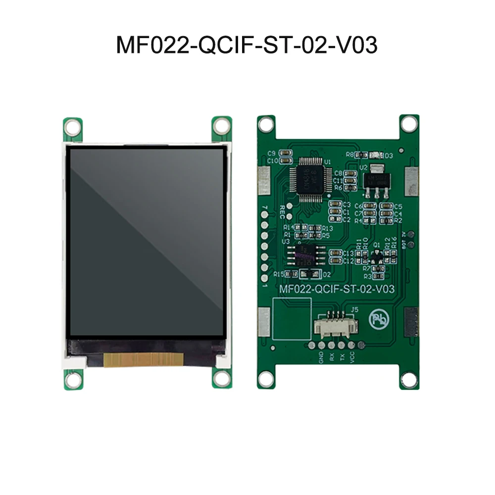 MF022 integrated font picture function HMI zero code drive UART serial display 176*220