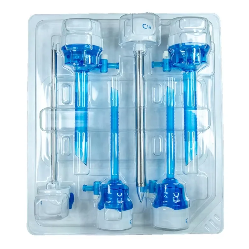 TOP1 Manufacturers Surgical Medical Endoscope  Trocar and Cannula Kit Disposable Trocars
