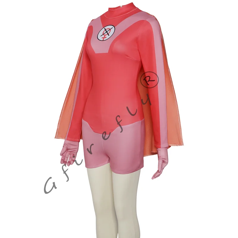 Anime Invincible Atom Eve Cosplay Fantasia Costume Disguise Adult Women Jumpsuit Cloak Outfits Female Halloween Carnival Suit