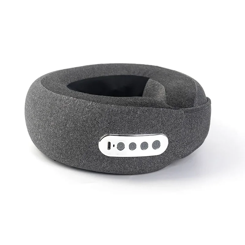 

2024 electric vibration multifunction cervical neck u-shaped massage pillow with heating