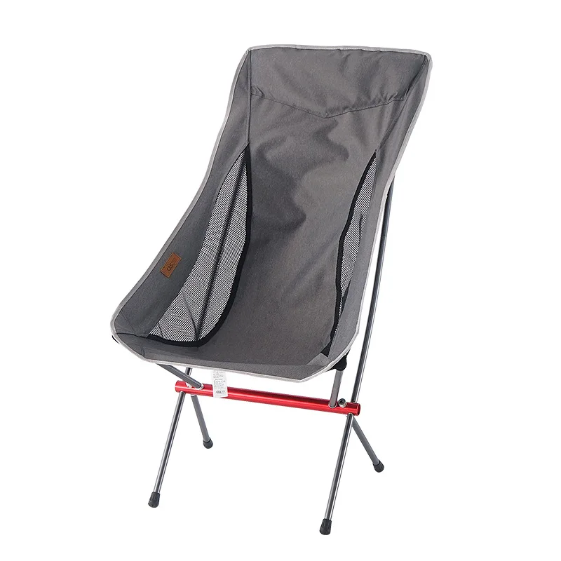 Outdoor Picnic Folding Moon Chair Portable Folding Camping Fishing Leisure Chair With Back Encrypted Oxford Cloth Beach Chair